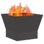 Fogón Cuadrado Negro 40x40x30 cm Acero von , Kamine - Ref: Foro24-858908, Preis: 50,47 €, Rabatt: %