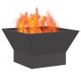 Fogón Cuadrado Negro 60x60x35 cm Acero von , Kamine - Ref: Foro24-858910, Preis: 70,17 €, Rabatt: %