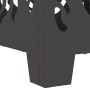 Hoguera Cuadrada Negra 40x40x40 cm Acero de , Chimeneas - Ref: Foro24-858912, Precio: 62,47 €, Descuento: %
