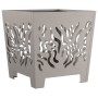 Chimenea VidaXL Cuadrada 40x40x40 cm de Acero Resistente a la Intemperie de , Chimeneas - Ref: Foro24-858913, Precio: 52,79 €...