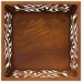 Chimenea VidaXL Cuadrada 40x40x40 cm de Acero Resistente a la Intemperie de , Chimeneas - Ref: Foro24-858913, Precio: 52,79 €...