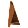 Soporte para Fogatas Pirámide Negra 58x36x100 cm Acero by , Chimneys - Ref: Foro24-858917, Price: 74,66 €, Discount: %