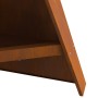 Soporte para Fogatas Pirámide Negra 58x36x100 cm Acero by , Chimneys - Ref: Foro24-858917, Price: 74,66 €, Discount: %
