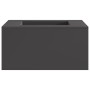 Fogón Cuadrado Negro 60x60x30 cm Acero by , Chimneys - Ref: Foro24-858918, Price: 100,25 €, Discount: %