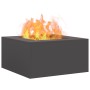 Hoguera cuadrada negra 80x80x40 cm de acero de , Chimeneas - Ref: Foro24-858920, Precio: 153,85 €, Descuento: %