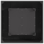 Hoguera cuadrada negra 80x80x40 cm de acero de , Chimeneas - Ref: Foro24-858920, Precio: 153,85 €, Descuento: %