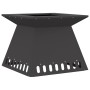 Hoguera Negra 48x48x40 cm Acero de , Chimeneas - Ref: Foro24-858922, Precio: 85,09 €, Descuento: %