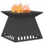 Hoguera Negra 48x48x40 cm Acero de , Chimeneas - Ref: Foro24-858922, Precio: 85,09 €, Descuento: %