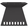 Hoguera Negra 48x48x40 cm Acero de , Chimeneas - Ref: Foro24-858922, Precio: 85,09 €, Descuento: %