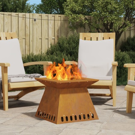 Hoguera 48x48x40 cm Acero Resistente a la Intemperie de , Chimeneas - Ref: Foro24-858923, Precio: 72,36 €, Descuento: %
