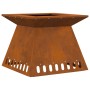 Hoguera 48x48x40 cm Acero Resistente a la Intemperie de , Chimeneas - Ref: Foro24-858923, Precio: 72,36 €, Descuento: %