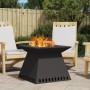 Fogata Negra 60x60x50 cm Acero de , Chimeneas - Ref: Foro24-858924, Precio: 113,87 €, Descuento: %