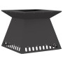 Fogata Negra 60x60x50 cm Acero de , Chimeneas - Ref: Foro24-858924, Precio: 113,87 €, Descuento: %
