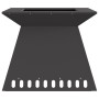 Fogata Negra 60x60x50 cm Acero de , Chimeneas - Ref: Foro24-858924, Precio: 113,87 €, Descuento: %