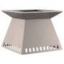 Fogata 60x60x50 cm Acero Envejecido de , Chimeneas - Ref: Foro24-858925, Precio: 96,87 €, Descuento: %