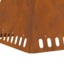 Fogata 60x60x50 cm Acero Envejecido de , Chimeneas - Ref: Foro24-858925, Precio: 96,87 €, Descuento: %