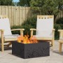 Hoguera Cuadrada Negra 60x60x30 cm de Acero de , Chimeneas - Ref: Foro24-858926, Precio: 94,62 €, Descuento: %