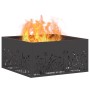 Hoguera Cuadrada Negra 60x60x30 cm de Acero de , Chimeneas - Ref: Foro24-858926, Precio: 94,62 €, Descuento: %
