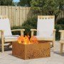 Hoguera Cuadrada 60x60x30 cm de Acero Resistente a la Intemperie de , Chimeneas - Ref: Foro24-858927, Precio: 80,25 €, Descue...