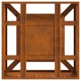 Hoguera Cuadrada 60x60x30 cm de Acero Resistente a la Intemperie de , Chimeneas - Ref: Foro24-858927, Precio: 80,25 €, Descue...