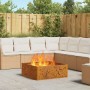 Hoguera Cuadrada 80x80x30 cm Acero Resistente a la intemperie de , Chimeneas - Ref: Foro24-858929, Precio: 100,37 €, Descuent...