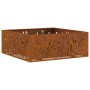 Hoguera Cuadrada 80x80x30 cm Acero Resistente a la intemperie de , Chimeneas - Ref: Foro24-858929, Precio: 100,37 €, Descuent...