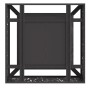 Chimenea de Jardín Cuadrada Negra 80x80x30 cm de Acero by , Chimneys - Ref: Foro24-858928, Price: 113,06 €, Discount: %