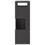 Hoguera cuadrada Negra 35x35x100 cm Acero de , Chimeneas - Ref: Foro24-858930, Precio: 111,90 €, Descuento: %