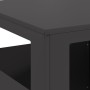 Hoguera cuadrada Negra 35x35x100 cm Acero de , Chimeneas - Ref: Foro24-858930, Precio: 111,90 €, Descuento: %