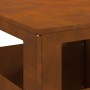 Fogón Cuadrado 35x35x100 cm de Acero Resistente a la Intemperie by , Chimneys - Ref: Foro24-858931, Price: 98,97 €, Discount: %