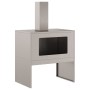 Hoguera con Chimenea 60x40x96 cm Acero envejido de , Chimeneas - Ref: Foro24-858935, Precio: 93,18 €, Descuento: %
