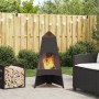Hoguera Pirámide Negra 50x45x95 cm Acero von , Kamine - Ref: Foro24-858940, Preis: 89,44 €, Rabatt: %