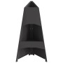 Hoguera Pirámide Negra 50x45x95 cm Acero von , Kamine - Ref: Foro24-858940, Preis: 89,44 €, Rabatt: %