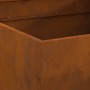 Hoguera cuadrada de 80x80x43 cm en acero resistente a la intemperie de , Chimeneas - Ref: Foro24-858945, Precio: 96,26 €, Des...