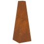 fogata con almacenamiento para troncos 35x35x100 cm de acero envejecido de , Chimeneas - Ref: Foro24-858947, Precio: 84,71 €,...