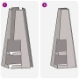 fogata con almacenamiento para troncos 35x35x100 cm de acero envejecido de , Chimeneas - Ref: Foro24-858947, Precio: 84,71 €,...