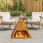 Hoguera Pirámide 50x50x51 cm Acero Resistente a la Intemperie by , Chimneys - Ref: Foro24-858953, Price: 62,82 €, Discount: %