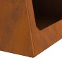 Hoguera Pirámide 50x50x51 cm Acero Resistente a la Intemperie de , Chimeneas - Ref: Foro24-858953, Precio: 61,63 €