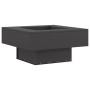Fogata Cuadrada Negra 60x60x30 cm Acero de , Chimeneas - Ref: Foro24-858954, Precio: 94,69 €, Descuento: %