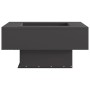 Fogata Cuadrada Negra 60x60x30 cm Acero de , Chimeneas - Ref: Foro24-858954, Precio: 94,69 €, Descuento: %