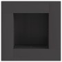Fogata Cuadrada Negra 60x60x30 cm Acero de , Chimeneas - Ref: Foro24-858954, Precio: 94,69 €, Descuento: %