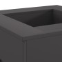 Fogata Cuadrada Negra 60x60x30 cm Acero de , Chimeneas - Ref: Foro24-858954, Precio: 94,69 €, Descuento: %