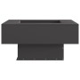 Hoguera cuadrada negra de acero 80x80x40 cm de , Chimeneas - Ref: Foro24-858956, Precio: 144,62 €, Descuento: %