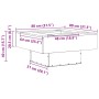 Hoguera cuadrada negra de acero 80x80x40 cm de , Chimeneas - Ref: Foro24-858956, Precio: 144,62 €, Descuento: %