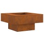 Hoguera Cuadrada 80x80x40 cm de Acero Resistente al Clima de , Chimeneas - Ref: Foro24-858957, Precio: 127,41 €, Descuento: %