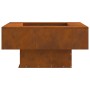 Hoguera Cuadrada 80x80x40 cm de Acero Resistente al Clima de , Chimeneas - Ref: Foro24-858957, Precio: 127,41 €, Descuento: %