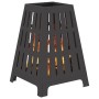 Fogata Cuadrada Negra 50x50x70 cm Acero de , Chimeneas - Ref: Foro24-858958, Precio: 104,13 €