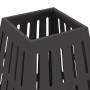 Fogata Cuadrada Negra 50x50x70 cm Acero de , Chimeneas - Ref: Foro24-858958, Precio: 104,13 €