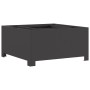 Hoguera cuadrada negra 60x60x30 cm de acero de , Chimeneas - Ref: Foro24-858962, Precio: 122,63 €, Descuento: %