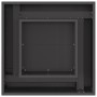 Hoguera cuadrada negra 60x60x30 cm de acero de , Chimeneas - Ref: Foro24-858962, Precio: 122,63 €, Descuento: %